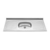 PILETA INOX 1,20 1CUBA ABBA
