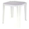 MESA TAMBAU TRAMONTINA CUADRADO BLANCO
